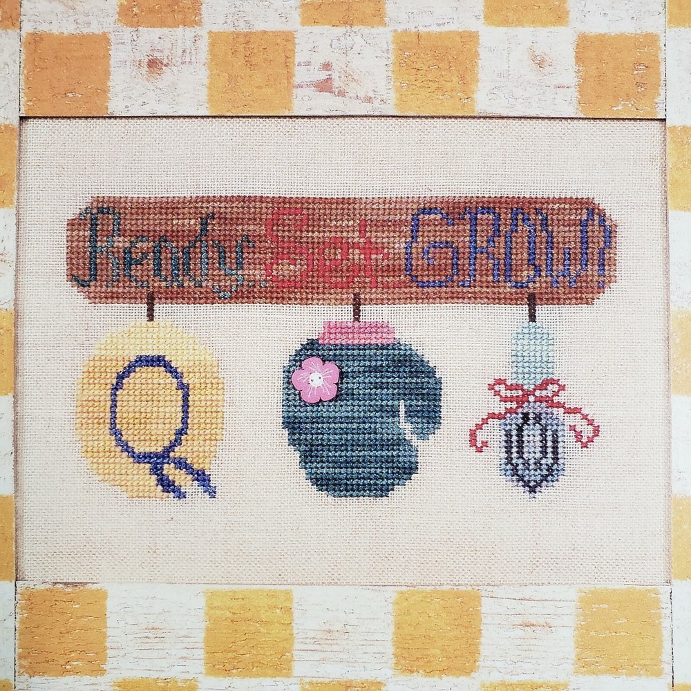 Knotted Tree Ready Set Grow Counted Cross Stitch Pattern Chart Garden Summer