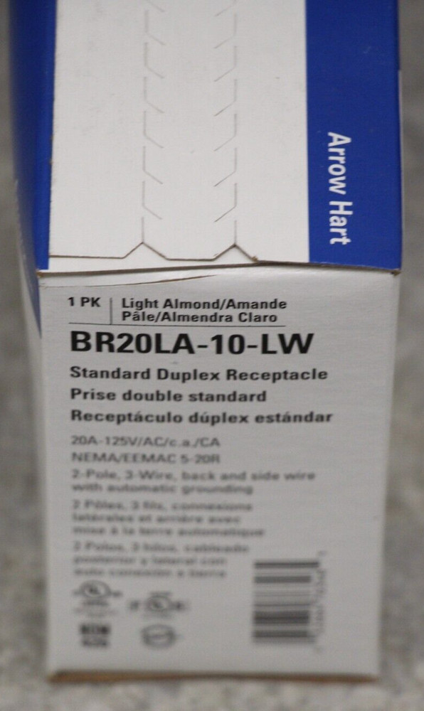 Eaton NSB BR20LA-10-LW Outlets 10BOX