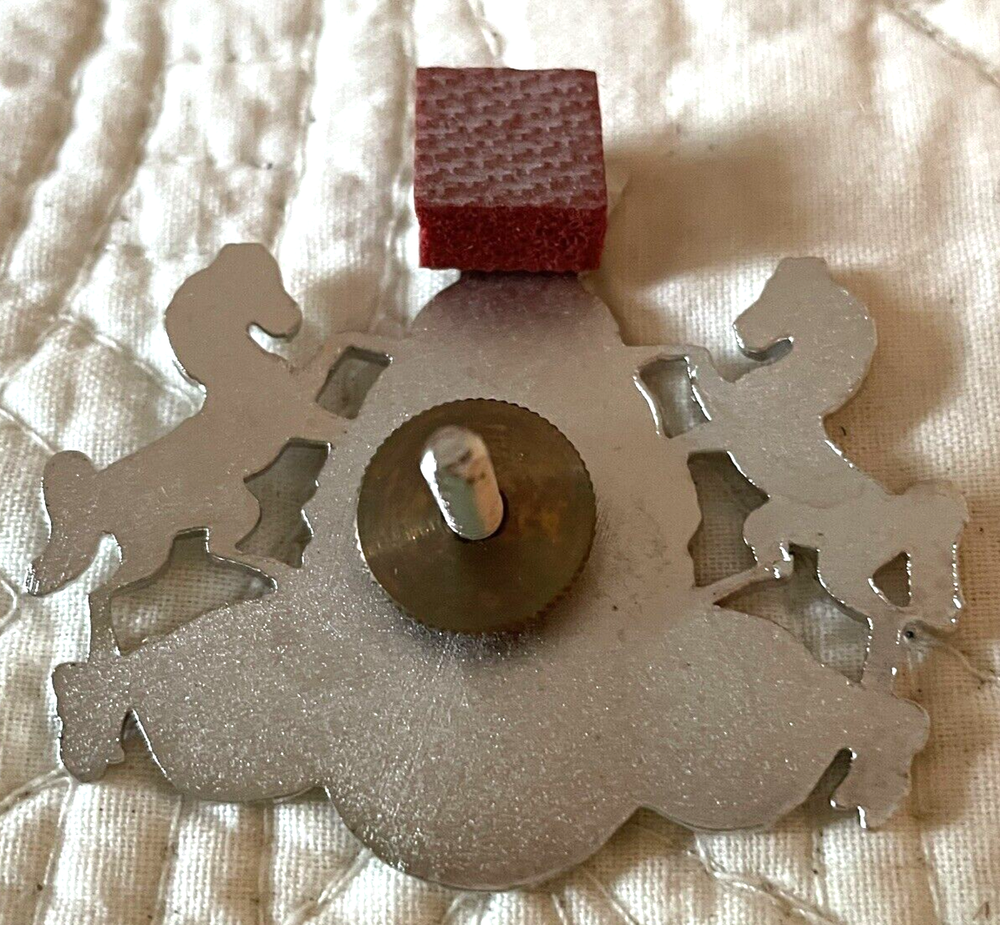 SECURITY HAT BADGE, NEW UN&ISSUED