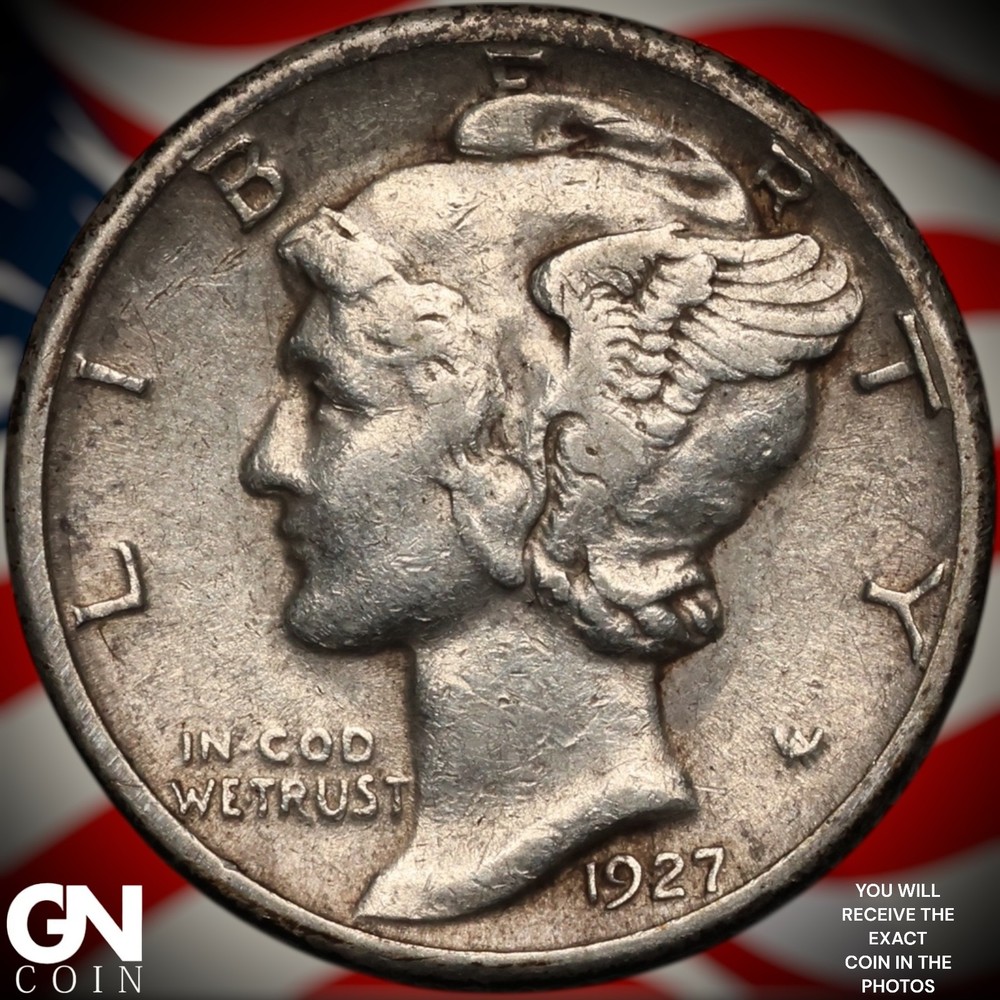 1927 S Mercury Dime A2220