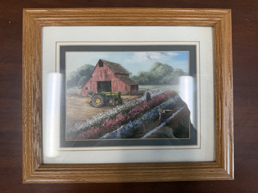 John Deere picture  9 1/2” x 11 1/2” frame