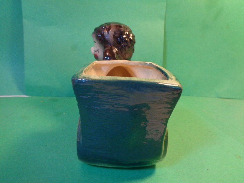 Black Lamb Pulling Cart Planter (Used/EUC)