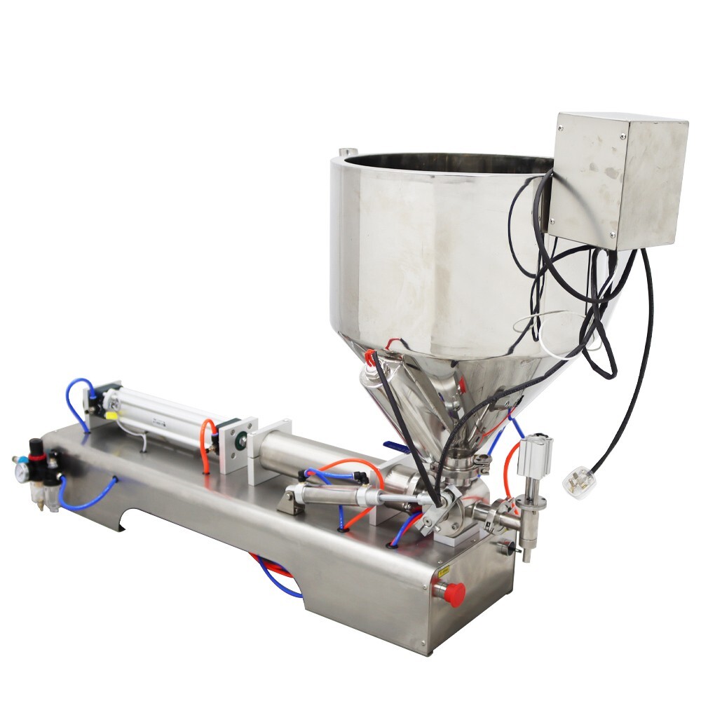 110V Upgraded Version Single-Head Paste Liquid Heating Filling Machine100-1000ml