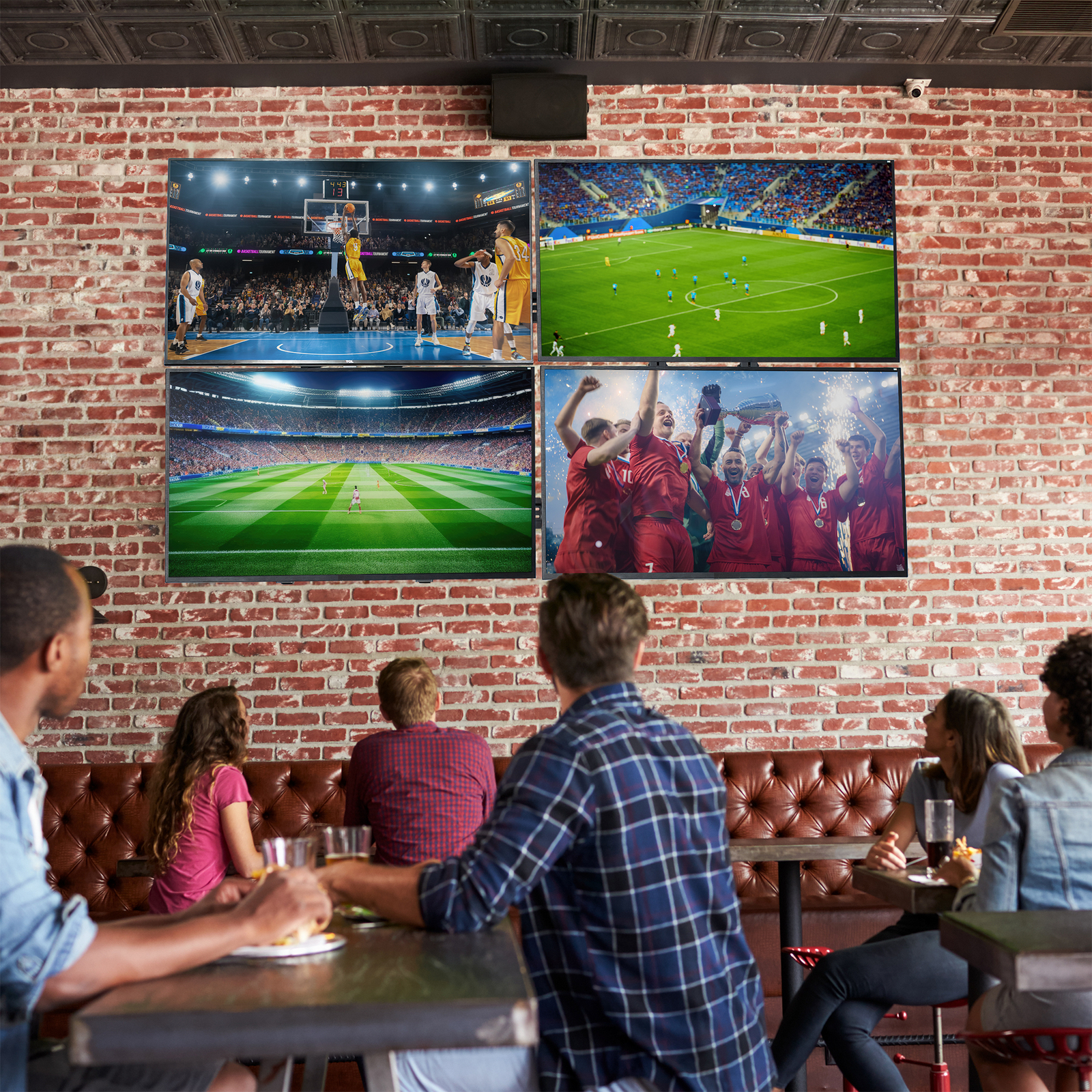 VIVO 2x2 Pop-Out Video Wall Mount (Fits 4 TVs) for 37” to 65” Plasma Screens