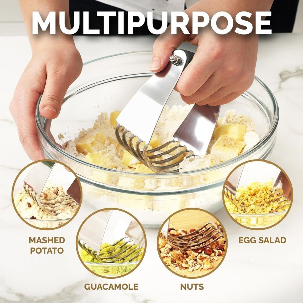 Zulay Kitchen Dough Blender & Pastry Cutter