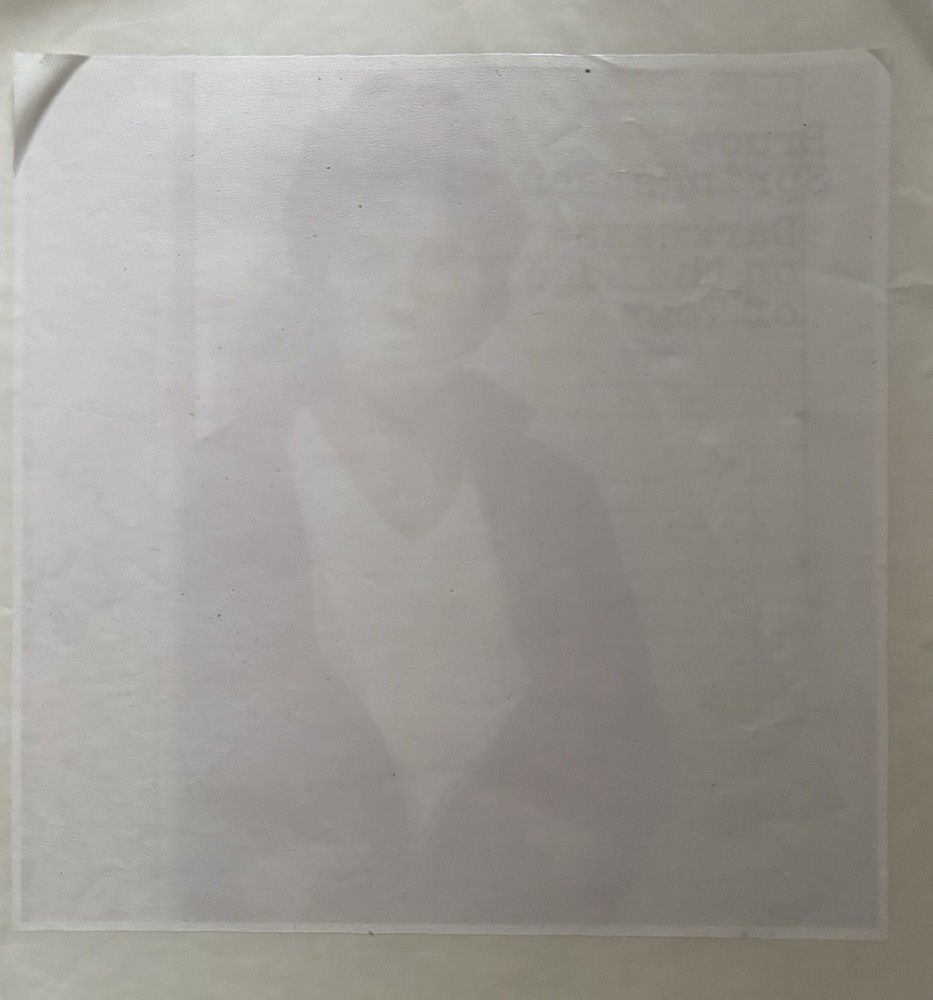 Original Vintage Bruce Springsteen Iron On Transfer