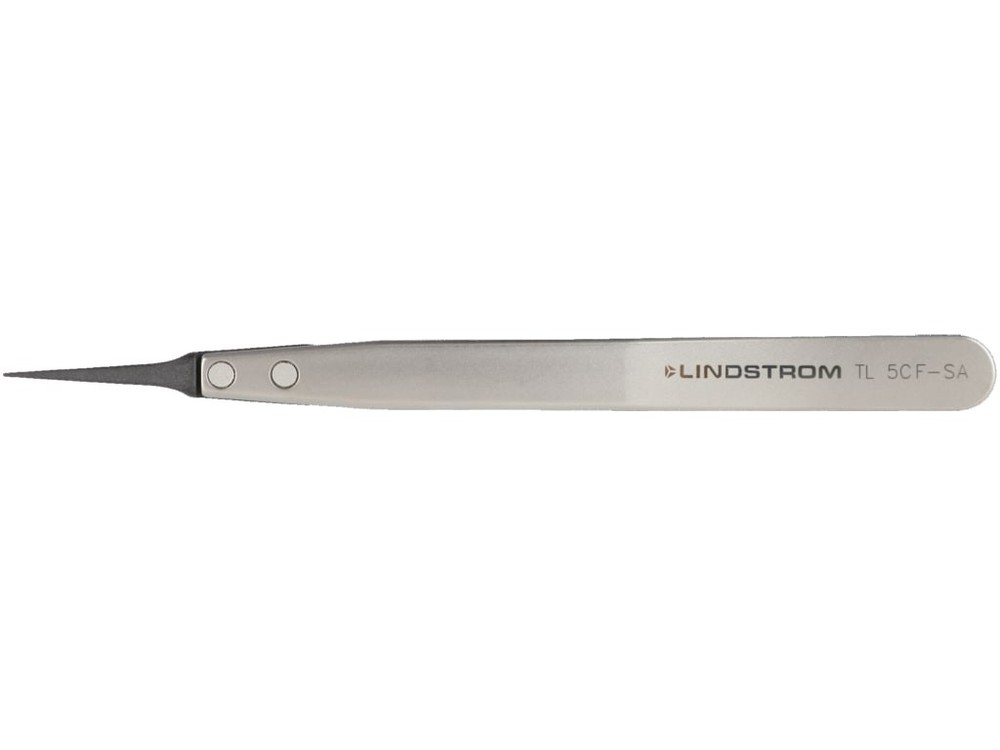 Lindstrom 5CF-SA - Plastic Precision Tweezers for Electronics Type 5CF w/ESD