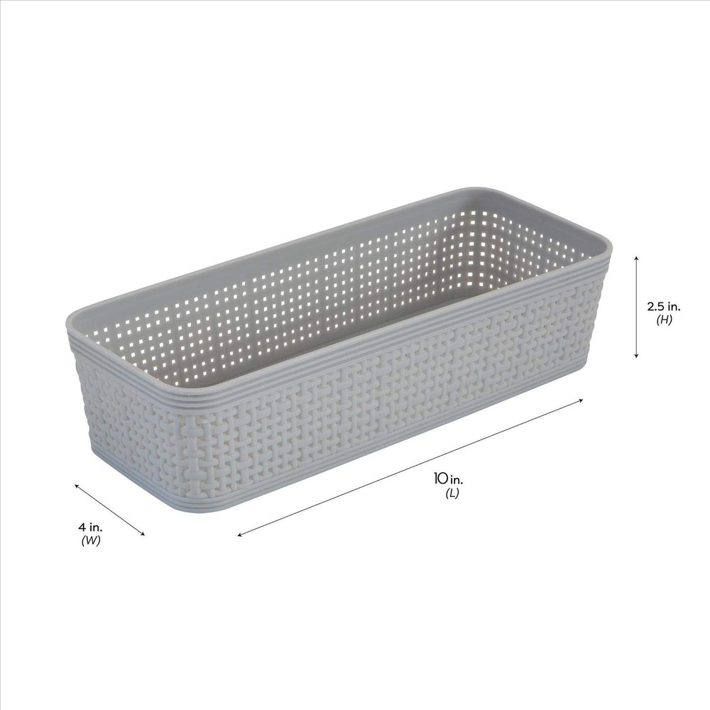 Simplify 10 Piece Organizing Set | Multiple Size Bins | Multipurpose | Office...