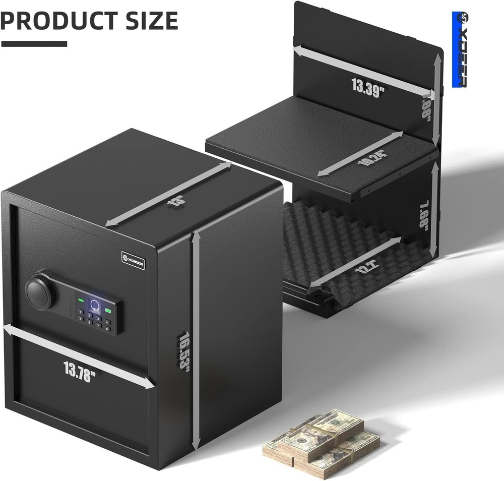 Optimal Protection Biometric Safe Box, 1-