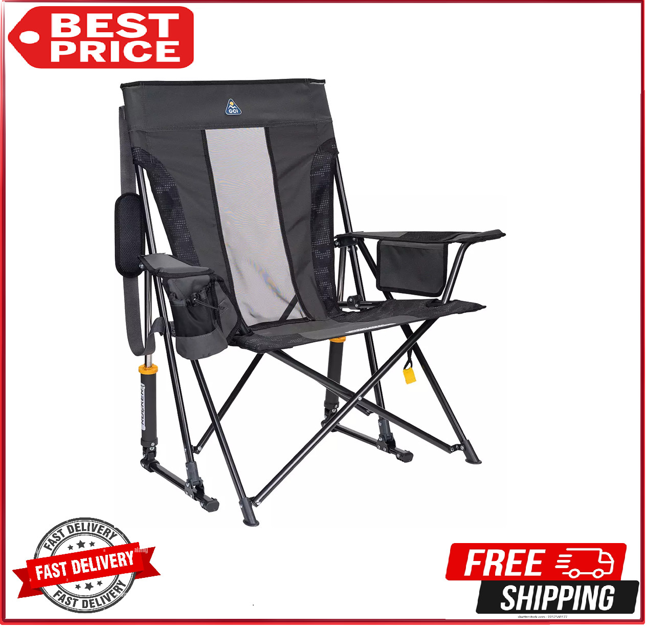 GCI Outdoor Comfort Pro Rocker 2.0 Chair - Multiple Colors