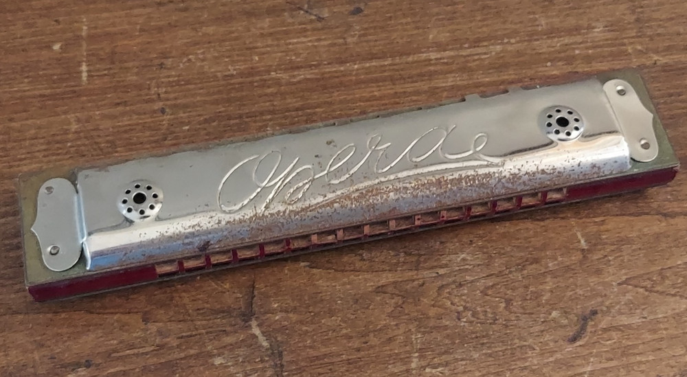 Vintage Opera Harmonica- West German US Zone w/ Box