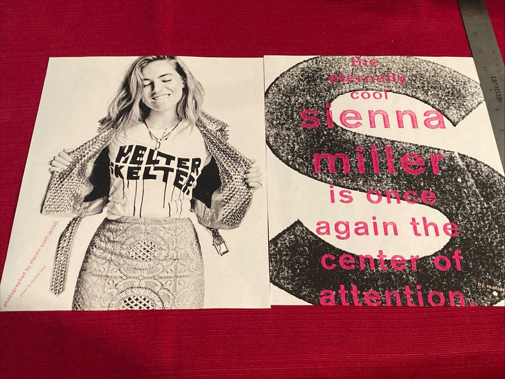 Actress Sienna Miller 10-page 2014 Print Article