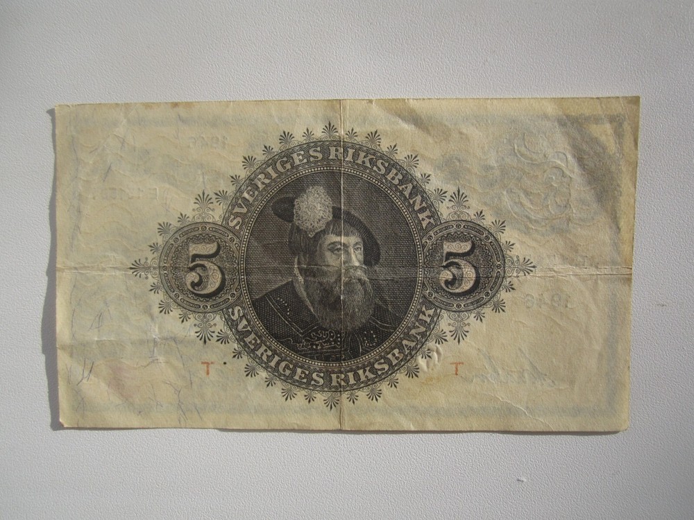 1946 SWEDEN 5 KRONOR