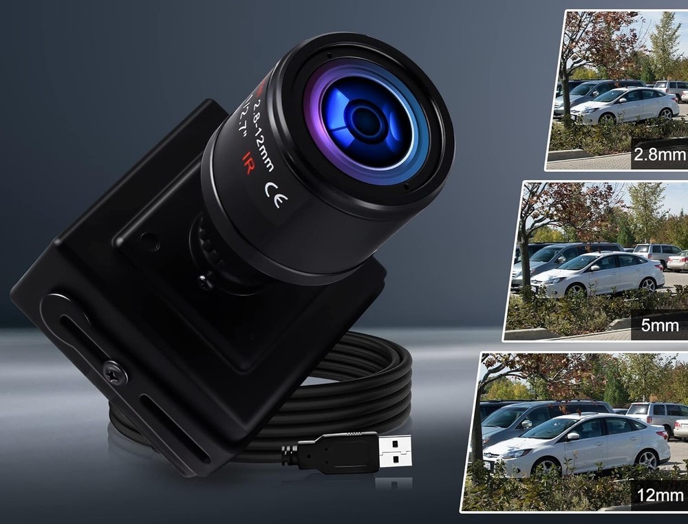2.8-12mm Varifocal USB Camera with UVC for Android Linux Windows