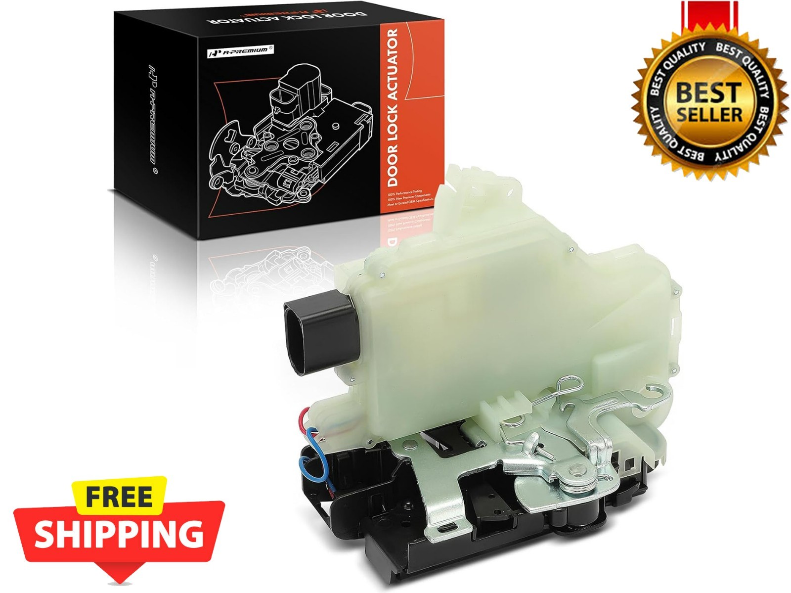 A-Premium Front Left Door Lock Actuator for VW Beetle Golf Jetta Passat 99-10