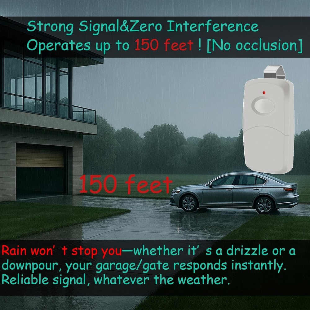4Pcs For 3089 multi-code multicode 308911 Linear MCS308911 300mhz Button Remote