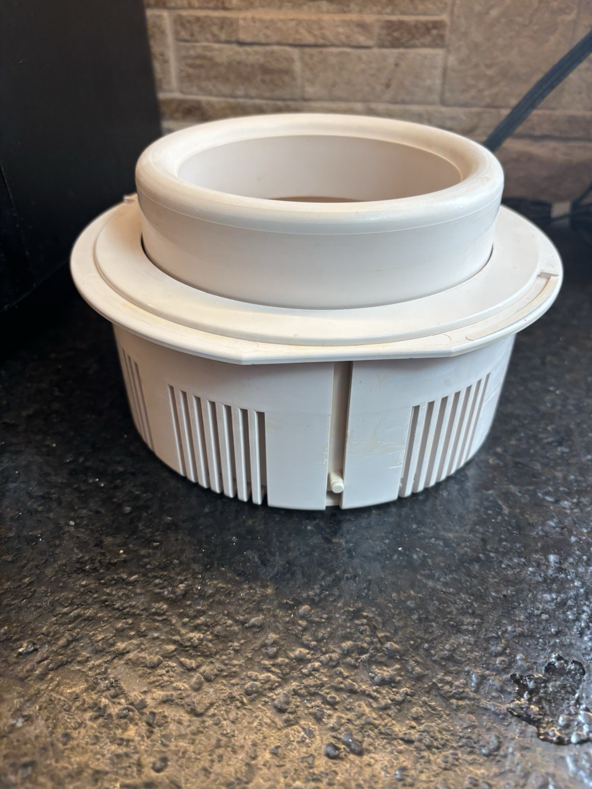 Dimension One Chairman II Hot Tub Spa Skimmer Basket Jacuzzi Beige - GUC!