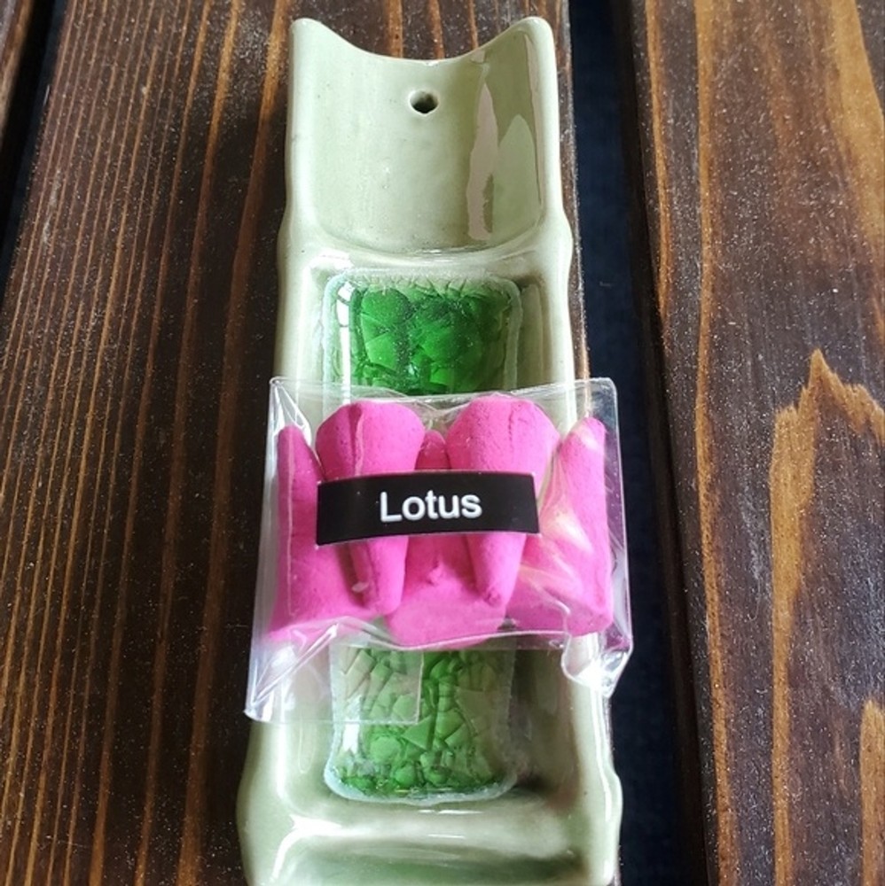 Lotus incense gift set