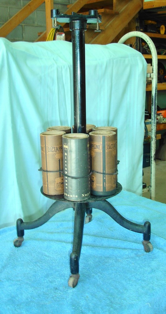 Edison Dictaphone, Model 10X, Type A, with Rolling Stand , circa 1915