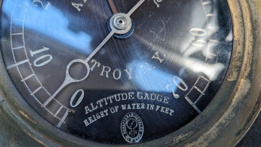 Schaefer & Budenberg Airedon Altitude Gauge Antique