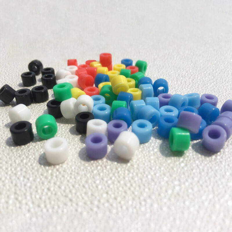 160Pcs/Box Color Code Circle Silicone Rings Multicolor For Dental Instruments