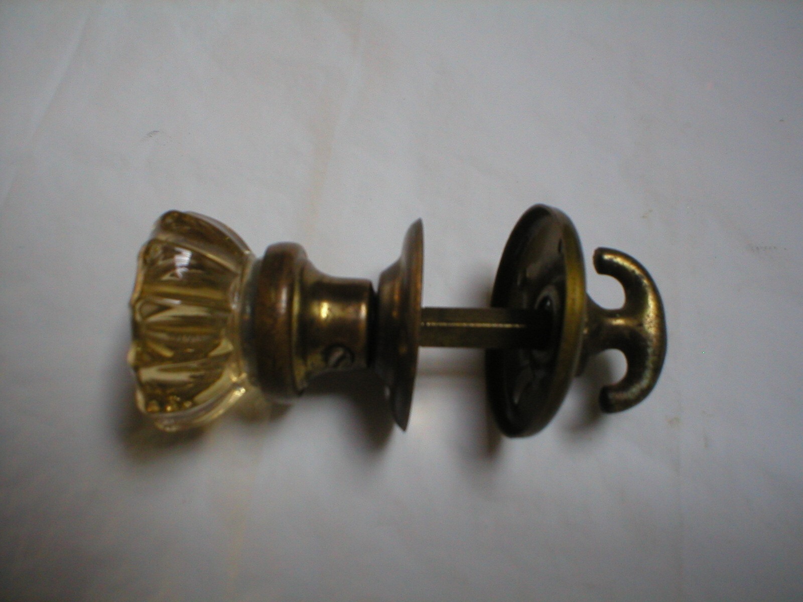 Antique Glass Doorknob and Closet Hardware