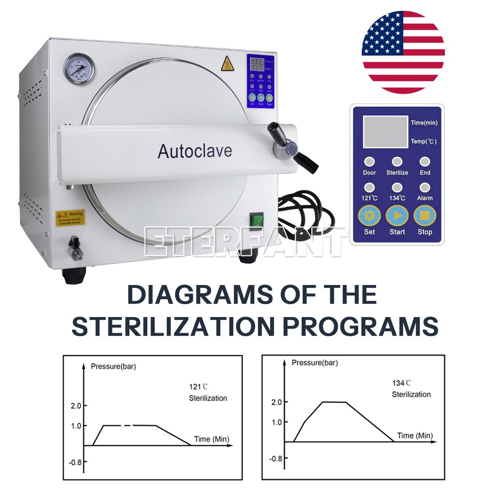 Autoclave Steam Sterilizer Dry Function/UV Sterilizer Cabinet/Sterilizer+Printer