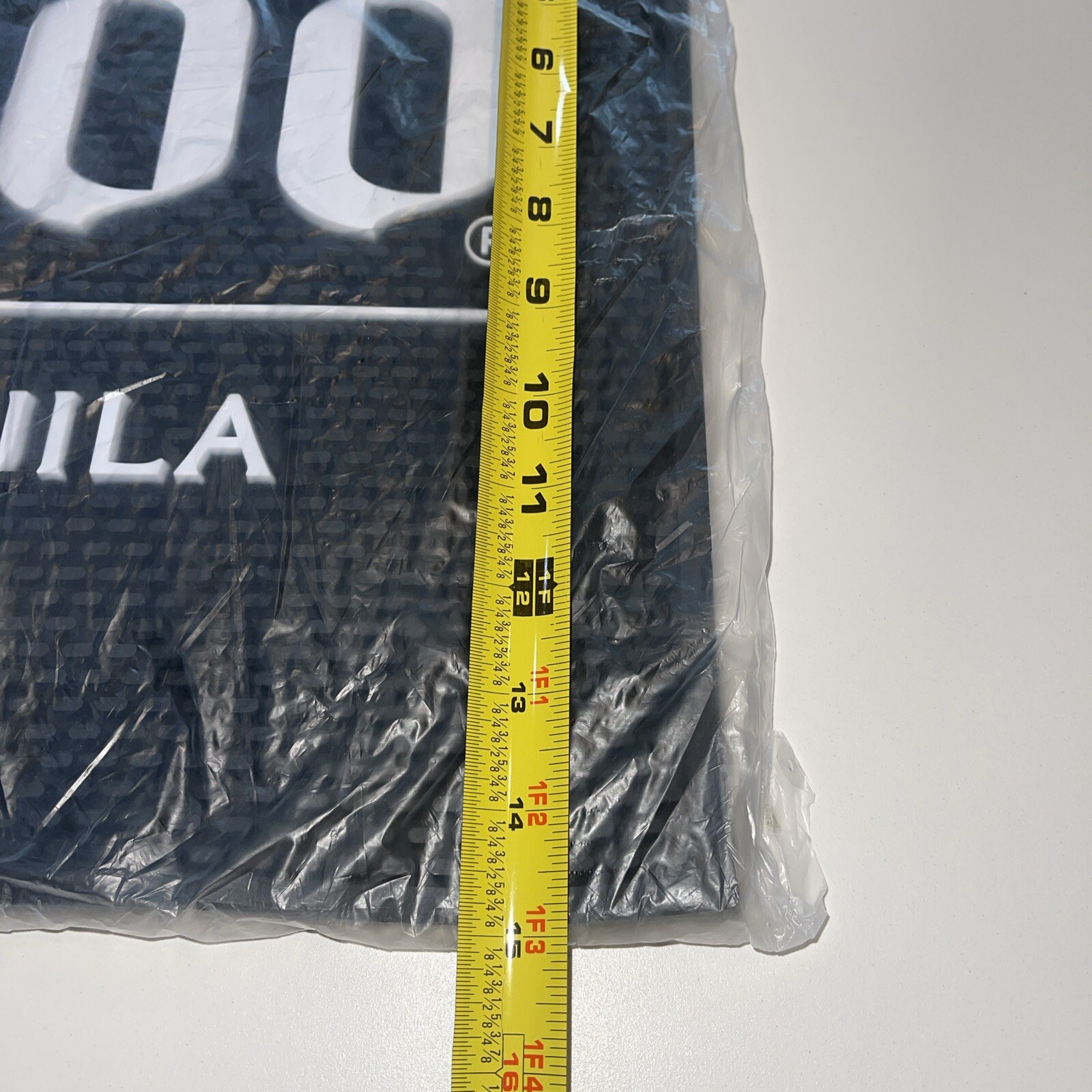 1800 Tequila 15" x 15" Black Rubber Bar Spill Server Mat NEW for MAN CAVE Brew