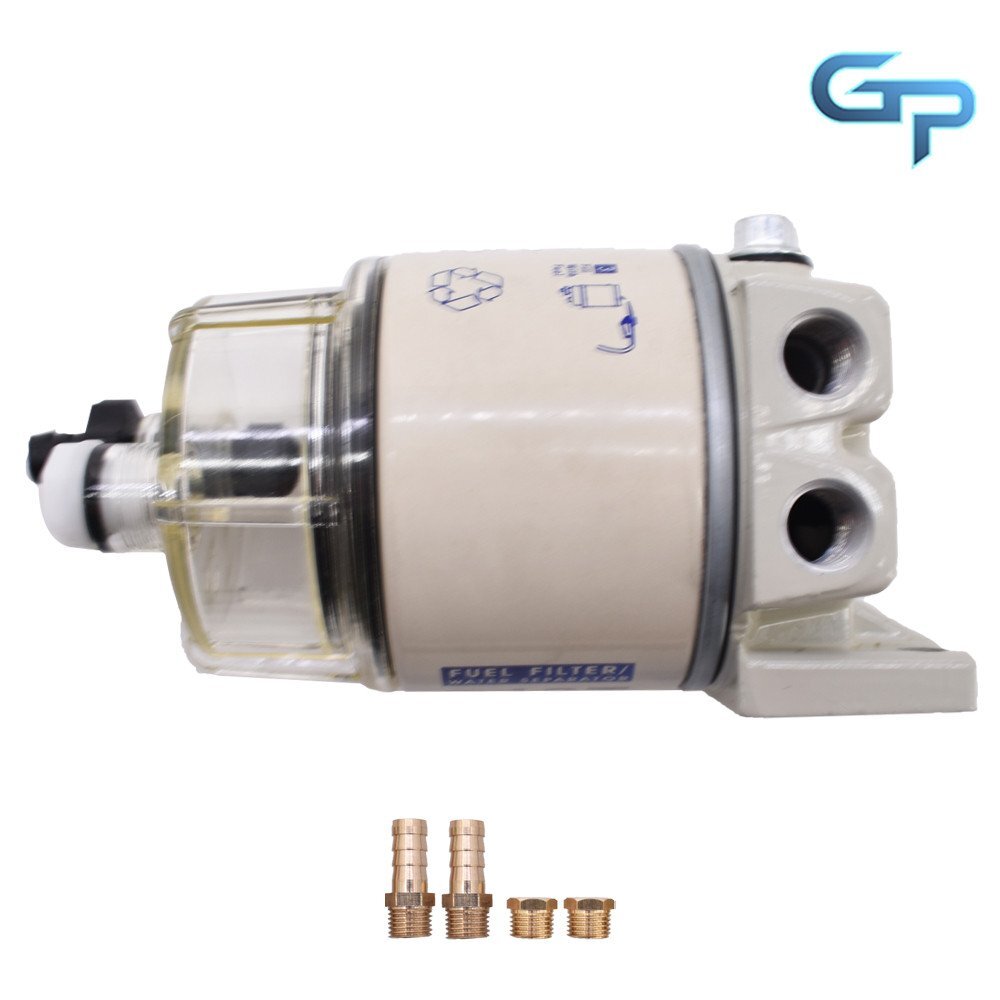 R12T Fuel Filter Water Separator Complete Kit For Gas & Diesel Engines