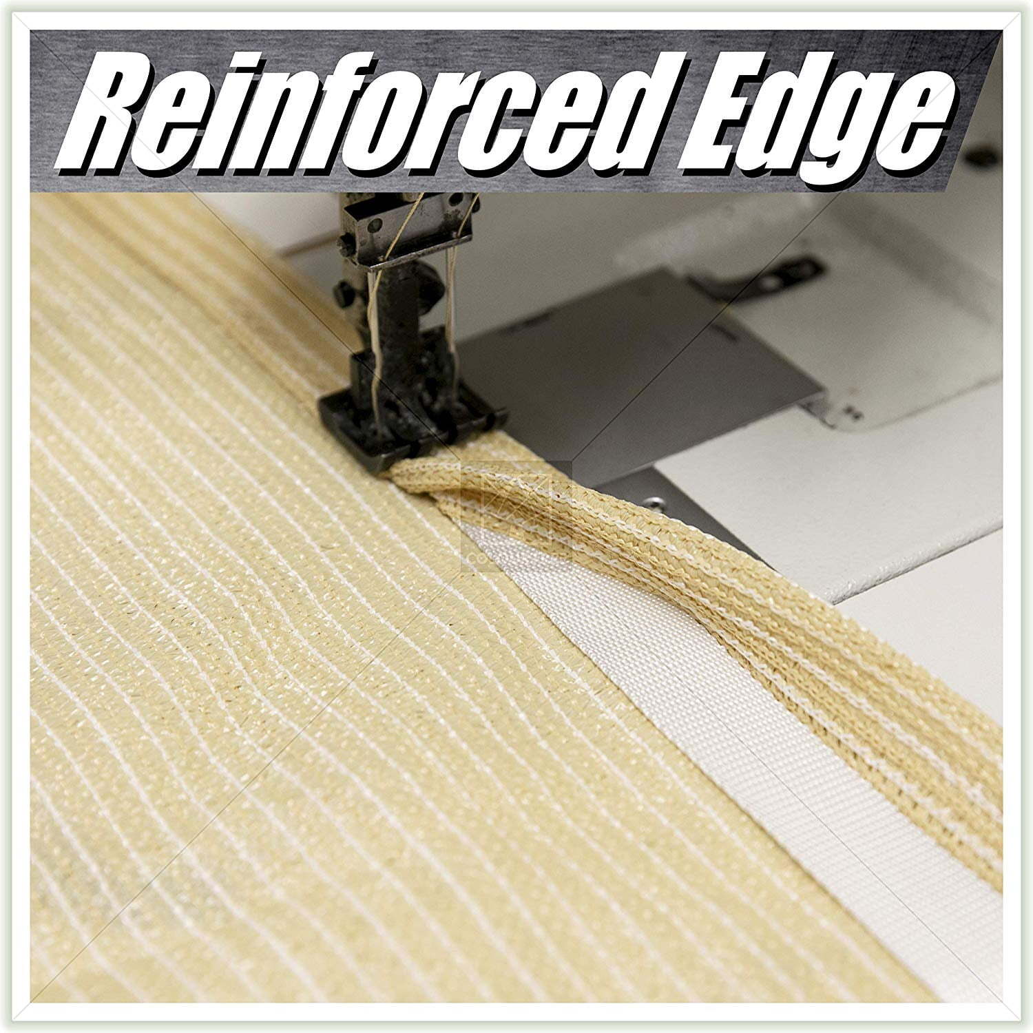 Colourtree Grey Custom Size Rectangle Sun Shade Sail Canopy Fabric Cover Patio