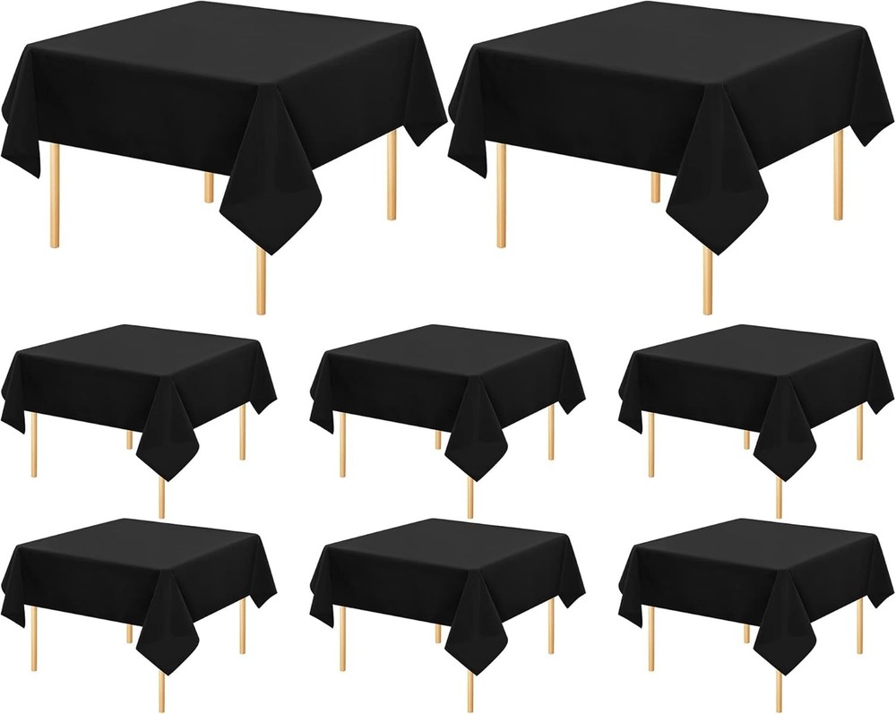 Stain Resistant Square Tablecloth Set