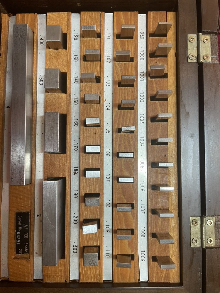 36 pc Gauge Block Set Grade 2