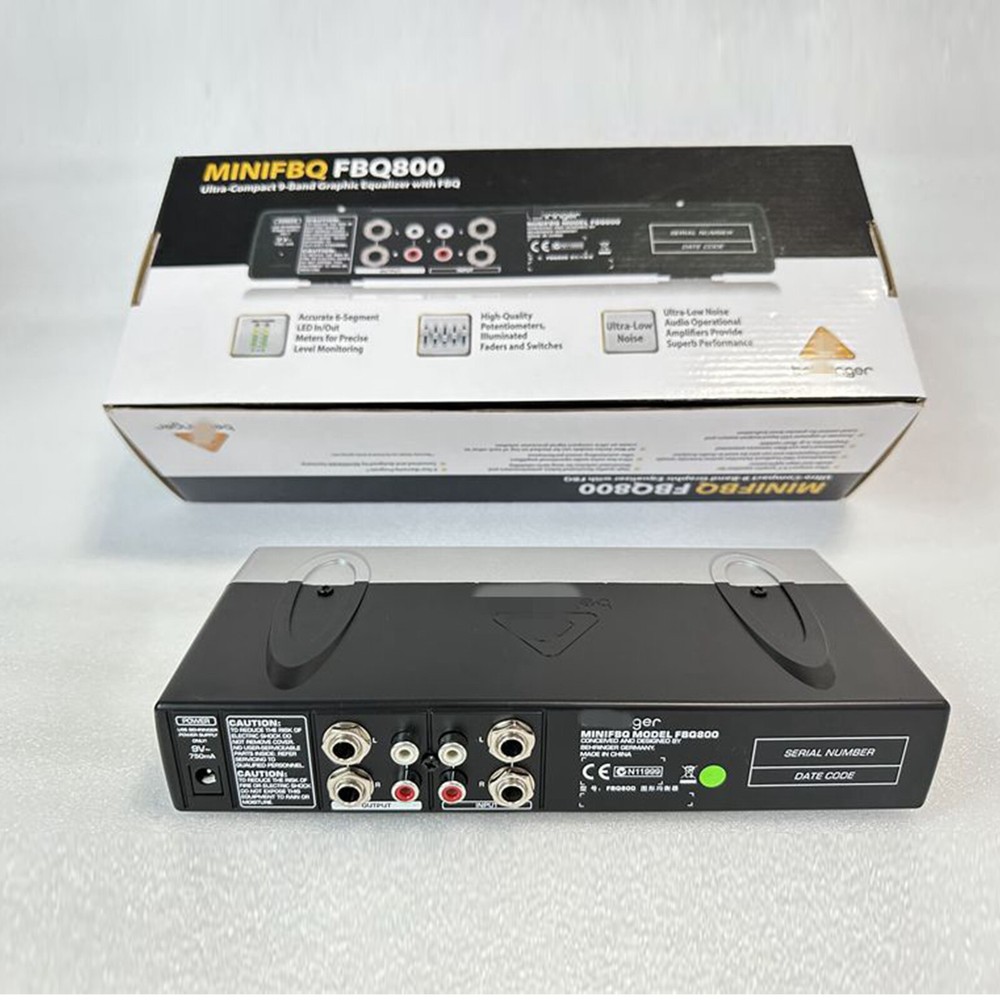 Graphic EQ Equalizer Suppressor Equalizer Processor FBQ800 Ultra-compact 9-Banxo