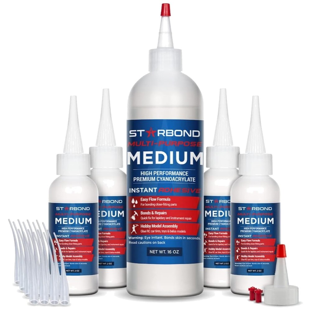 Cyanoacrylate Super Glue Bulk Set