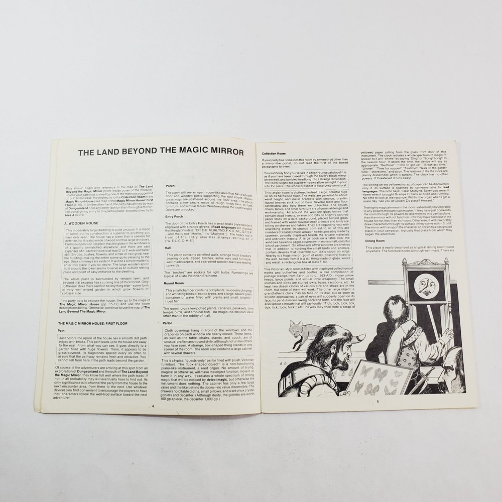 Advanced D&D Module EX2 The Land Beyond The Magic Mirror TSR 9073 1983