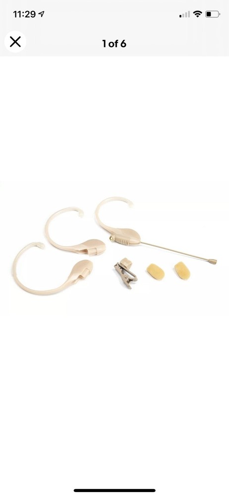 OSP Short Boom Earset Mic for Audio-Techinca Wireless System