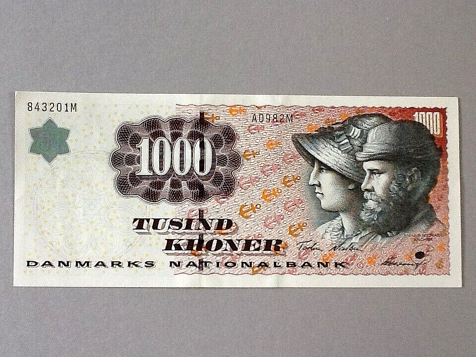 Denmark P-59a 1,000 Kroner 1998