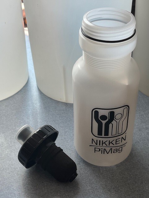 NIKKEN PIMAG 32oz PULL-TOP IONIC FILTRATION WATER BOTTLE #1327 - NEW