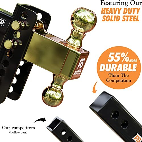 Adjustable Trailer Hitch – Trailer Hitch, Adjustable, Ball Mount Hitch - 2