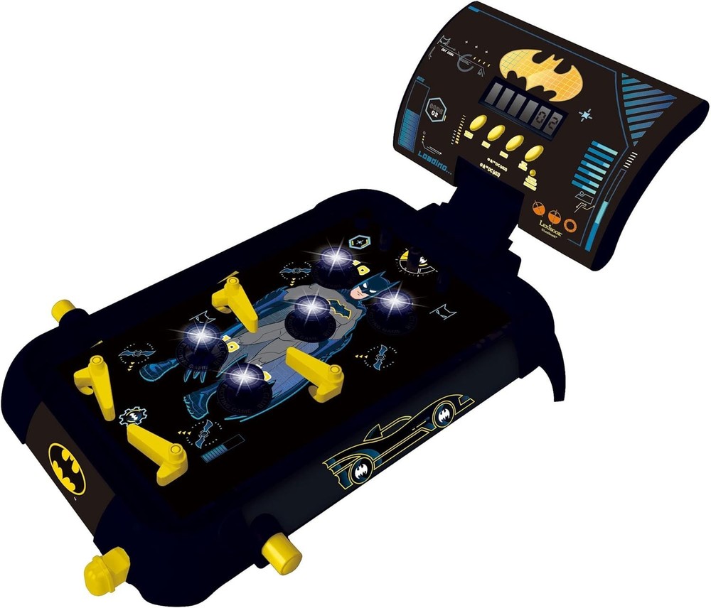 Ultimate Batman Pinball Machine - 4 Games, Digital Score & Luminous Obstacles
