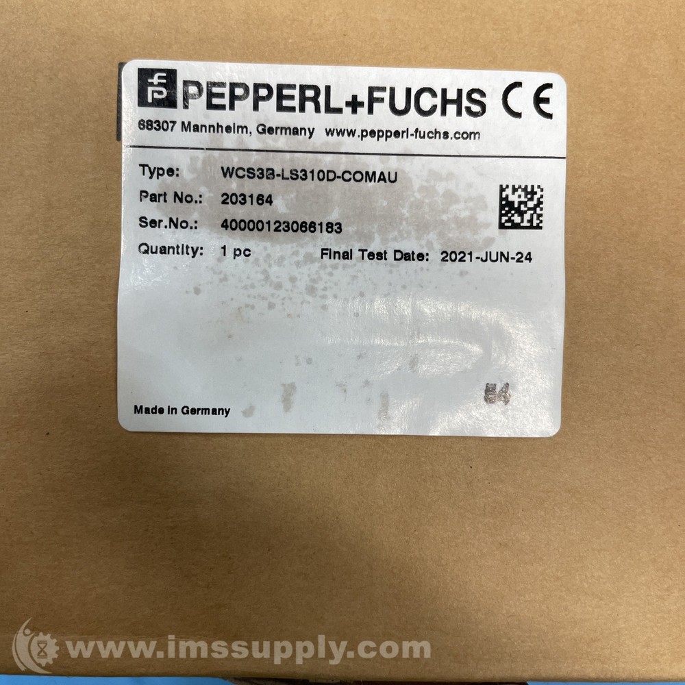 Pepperl & Fuchs 203164 Versacoder, WCS3B-LS310D-COMAU FNOB