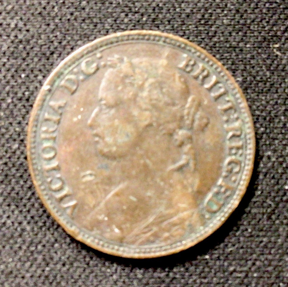 1874 H British Farthing! ENN Coins