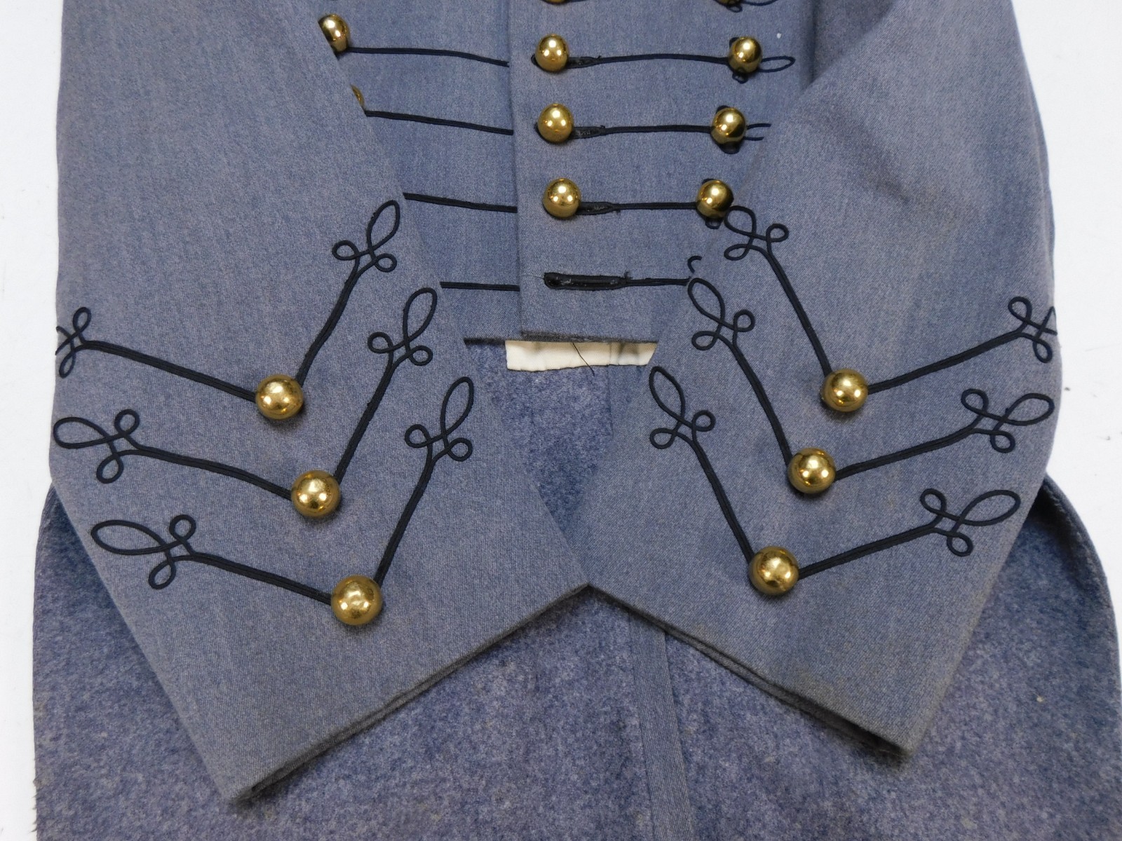 US Military West Point Cadet Dress Jacket 39 Parade Blue Tail Coat Wool Uniform