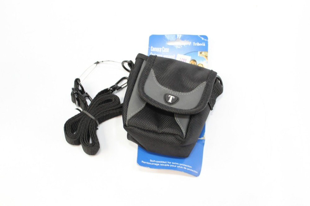 Tribeca Compact Digital Camera Case Black & Gray NEW