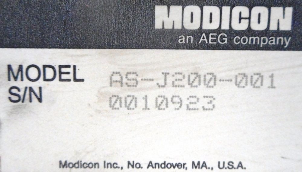 MODICON, REMOTE I/O SYSTEM EXPANDER, AS-J200-001