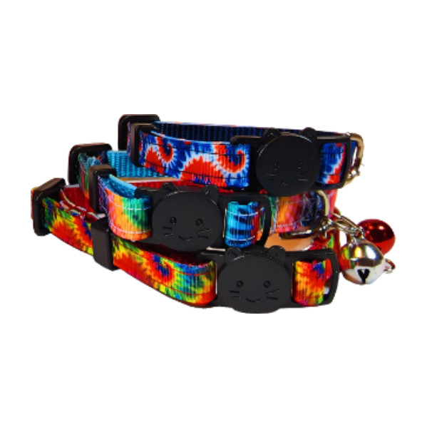 Tie Dye Cat Collar