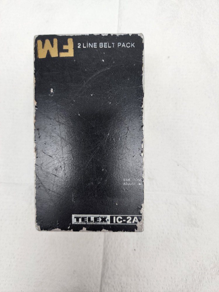 Telex IC-2A 2-Channel Wired Intercom Stereo Belt Pack
