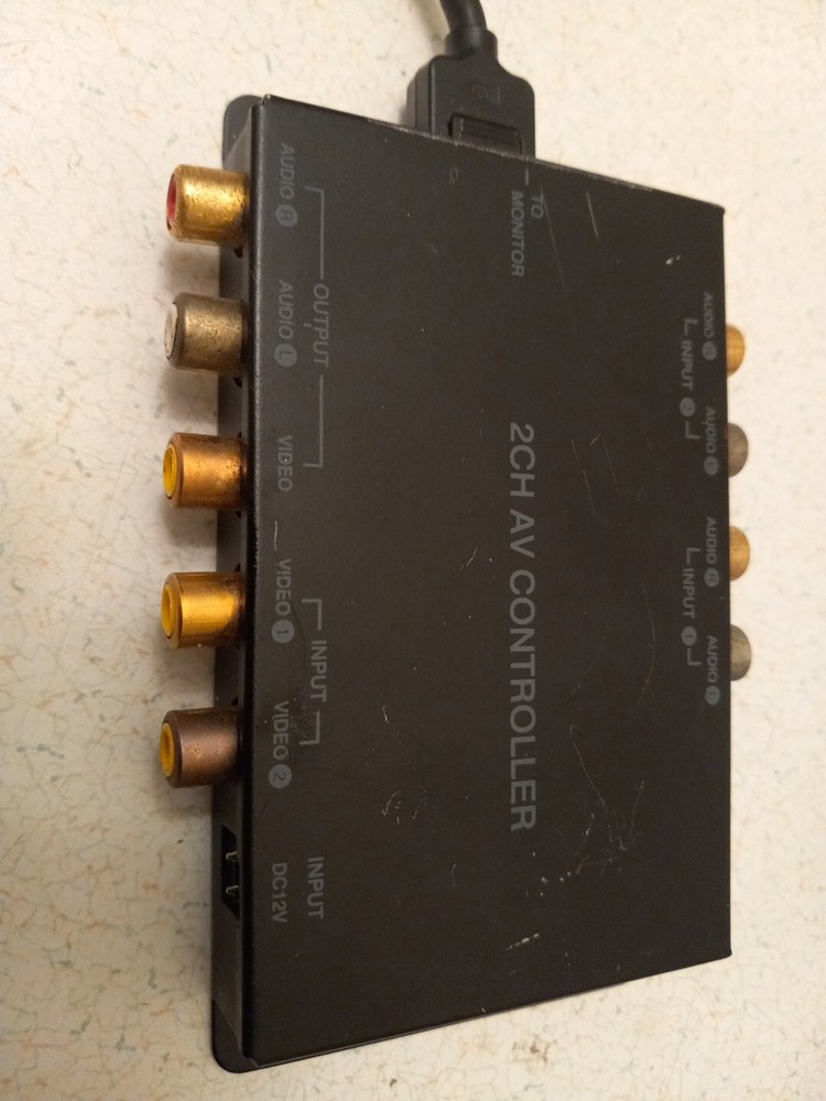 Car Audio Video 2CH AV Controller 2 Channel WORKS