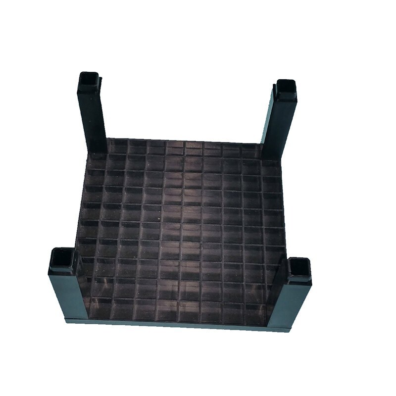 96 Hole Square Pen Holder Black Plastic Pencil & Brush Markers Holder Stand