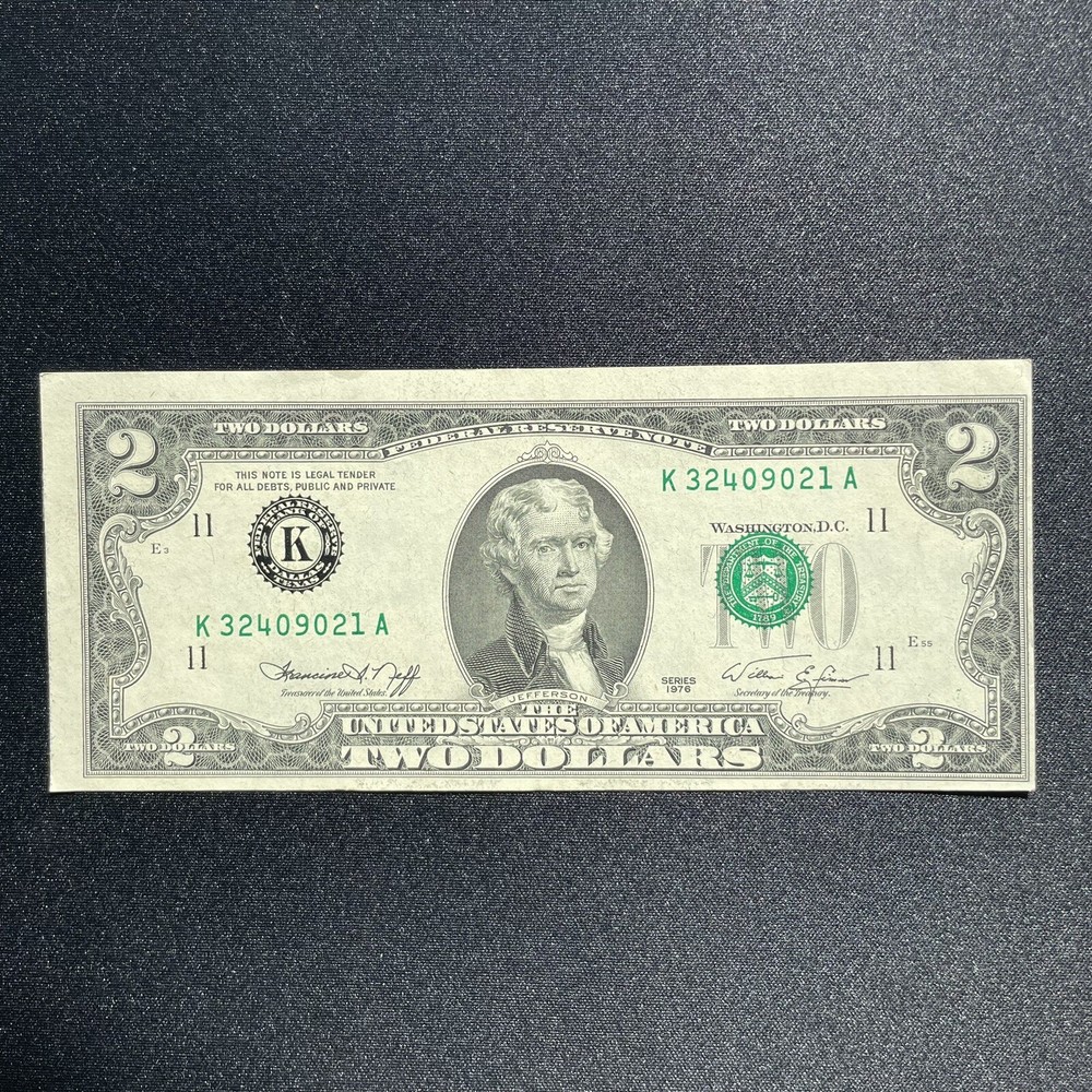 2 dollar bill 1976